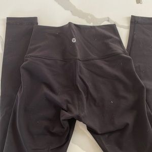 Lulu lemon size 6 wunder under black leggings